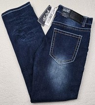 True Luck Men&#39;s Jeans Straight Dark Wash 32x32 Stretch NWT - $33.65