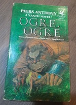 Ogre Ogre Piers Anthony 1982 Xanth Del Rey Market Paperback Sci-Fi Fantasy - £7.40 GBP