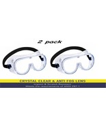 Safety Goggles Over Glasses Lab Work Eye Protective Eyewear Clear Lens  ... - $7.56