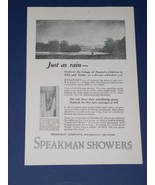 Speakman Showers National Geographic Magazine Ad Vintage 1924 - $14.99