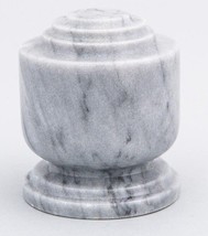 Small/Keepsake 1 Cubic Inch Gray Estate Natural Marble Urn for Cremation Ashes - £70.81 GBP