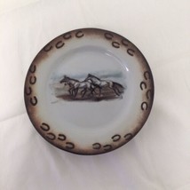 2001 Hoofprints from Montana Lifestyles Horse Shoe Prints 7 7/8” Salad Plate - £20.01 GBP