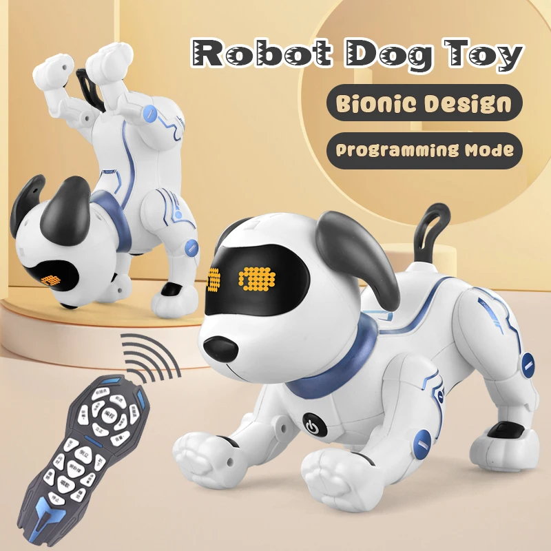 Electronic Pets Simulation Smart Robot Dog Stunt Walking Dancing Electric Pet - £45.29 GBP