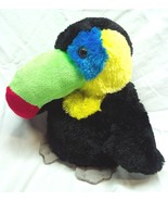 SOFT COLORFUL TOUCAN BIRD HAND PUPPET 9&quot; Plush Stuffed Animal Toy Kellyt... - $308.35 MXN