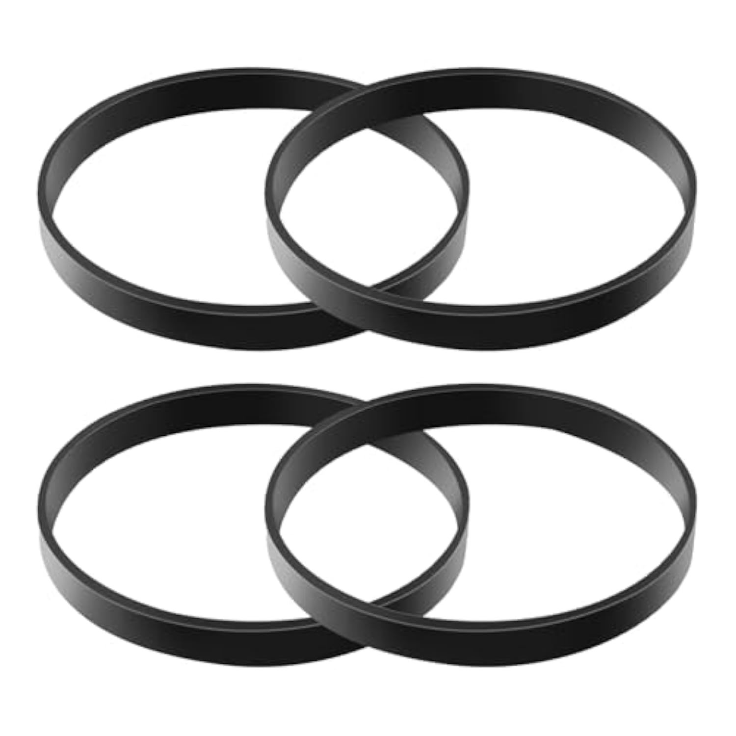 4Pcs Vacuum Belt Replacement Compatible With Bissell, Vacuum Cleaner Rubber Belt