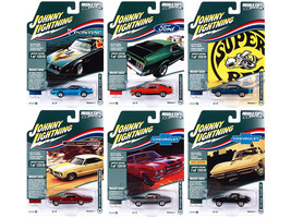 &quot;Muscle Cars USA&quot; 2022 Set B of 6 pieces Release 1 1/64 Diecast Model Ca... - $66.99