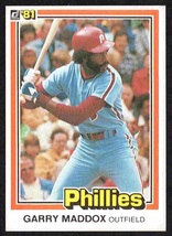Philadelphia Phillies Garry Maddox 1981 Donruss Baseball Card #55 ex - £0.39 GBP