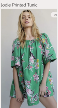Free People Jodi Printed Tunic in Gardenia  - NWT - £58.73 GBP