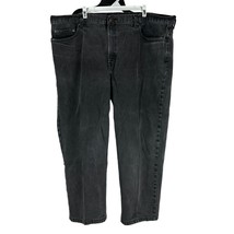Faded Glory Men&#39;s Regular Fit Denim Jeans Size 44X30 Black - £14.46 GBP
