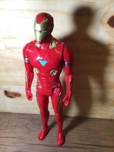 Iron Man Marvel Avengers Hasbro Action Figure 2017 Used 12&quot; TOY FIGURE - £3.91 GBP
