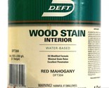 1 Can Deft 945 mL Wood Stain Interior Water Based DFT304 Red Mahogany - $26.99