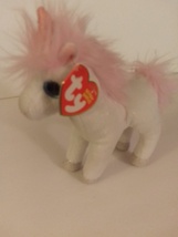 TY Beanie Baby Mystic The White and Pink Unicorn 2014 7&quot; Tall Mint With ... - $24.99