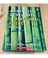 Principles of Research in Behavioral Science 3rd Edition Paperback 97811... - $52.13 CAD