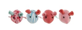 SmartyKat Skitter Mice Plush Catnip Cat Toy with Tails, Qty 4 - $5.95