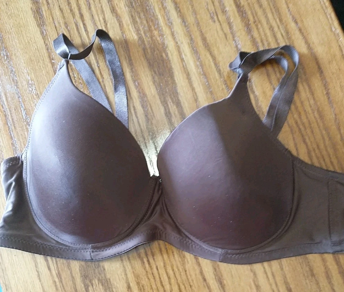 PerFit 42D Padded Underwire Bra with Adjustable Straps Brown - $13.94 CAD