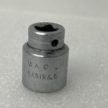 MAC Tools 1/4&quot; Drive 1/2&quot; Shallow 6 Point Socket M166 Made in USA - £6.04 GBP