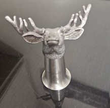 Jagermeister Deer Stag Head Pewter  &amp; Stainless Steel Shot Glass - £6.24 GBP