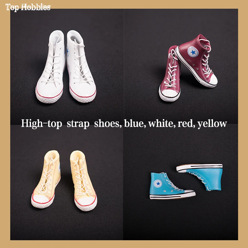 In Store Blue/Black ZYTOYS 1/6 Scale Female Strap Shoes Sneakers Shoes Model - £15.88 GBP
