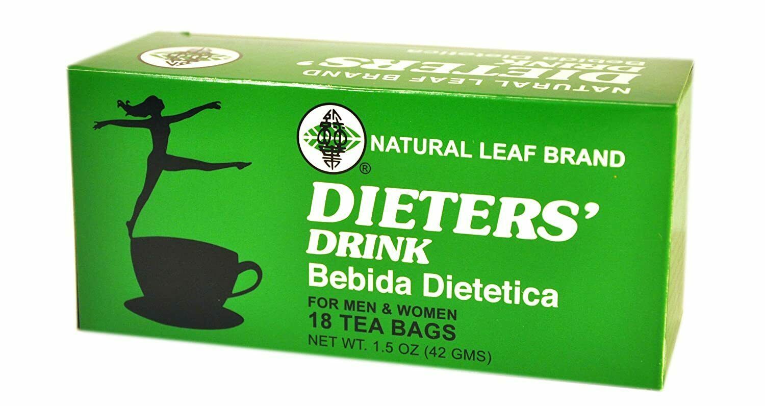 1/5/8/12/20 Boxes, Dieters' Drink Bebida Dietetica For Men & Women, 18 Tea Bags