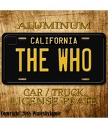 THE WHO  Metal Aluminum Vanity Car Truck Vintage License Plate Tag New - £12.63 GBP