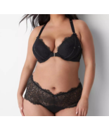 Lane Bryant CACIQUE Romantic Lace Thong SeXy Panties BLACK PLUS Size 26/... - $30.84 CAD