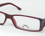 Eye'DC V545 003 TRANSPARENT CHERRY RED EYEGLASSES GLASSES EyeDC 56-15-13... - $98.24