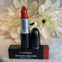 MAC Matte Lipstick - Red Rock 640 - Full Size New In Box Free Shipping - £14.02 GBP