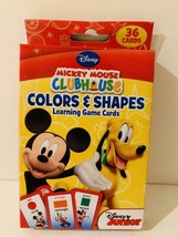 Disney Junior Mickey Mouse Clubhouse Colors and Shapes Learning Game Cards - £7.04 GBP