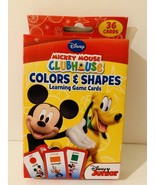 Disney Junior Mickey Mouse Clubhouse Colors and Shapes Learning Game Cards - £6.87 GBP