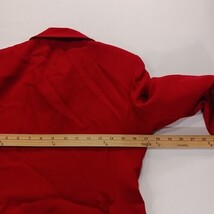 Jones New York Petite Women’s Red Button Up Blazer Jacket Closed Pockets Size 2P image 6