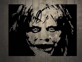 Exorcist Halloween Vinyl Wall Sticker Decal 27 in w x 20 in h - £23.59 GBP