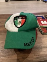 MEXICO MEXICAN FLAG BASEBALL CAP HAT ( GREEN ) - £5.34 GBP