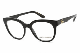 DOLCE &amp; GABBANA DG3353 501 Black 51mm Eyeglasses New Authentic - £79.48 GBP