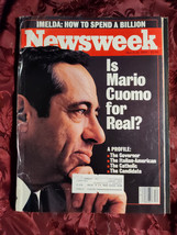 Newsweek Magazine March 24 1986 Mario Cuomo Imelda Marcos Nasa Blues - £11.58 GBP