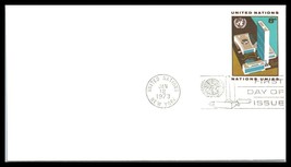 1973 UNITED NATIONS FDC Cover - 8 Cent Postal Stationery, New York, NY D18 - £2.36 GBP