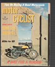 Motor Cyclist-3/1969-Road Tests Suzuki T-120 Yamaha AT-1 - £30.65 GBP