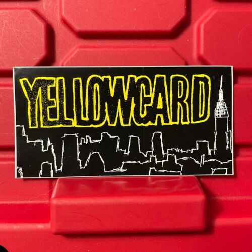Yellowcard Self Titled Debut Album Release Promo Sticker 5 x 2.5 Brand NEW - $5.39