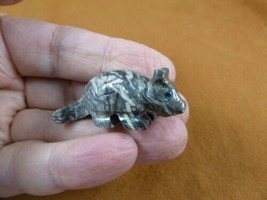 y-ARM-7) little ARMADILLO carving SOAPSTONE gem PERU FIGURINE stone love... - $8.59