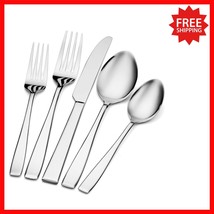 Modern 20-Piece Silverware Set - Mirror Finish Cutlery for Timeless Dining - $52.37