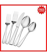 Modern 20-Piece Silverware Set - Mirror Finish Cutlery for Timeless Dining - €45,27 EUR