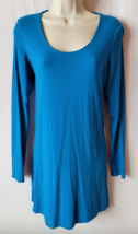 Eileen Fisher Size S Blue Dress, Soft Fabric, Flattering Fit, Casual Com... - $39.99