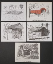 Pennsylvania Artist Robert Morrow Waynesboro &amp; Other Cards Pack Of 10 (T) - £6.35 GBP