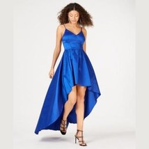 B Darlin Juniors High-Low Dress ,Royal Blue, Size  1/2 - £43.36 GBP
