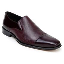Belvedere Men's Shoes Italian Soft Deerskin ANDREO Burgundy image 3