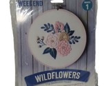NISP - Leisure Arts Mini Maker Embroidery Kit Wildflowers Weekend Projec... - $6.79