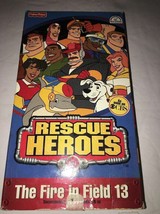 Fisher Price,Rescue Heroes; &quot;The Fire In Field 13&quot;.[VHS TAPE]-RARE Ships N 24 Hr - £12.45 GBP