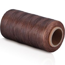 Waxed Thread 284 Yards 150D 1Mm Deep Brown Leather Sewing Waxed Thread Leather T - £12.63 GBP