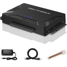 Usb 3.0 To Sata/Ide Adapter, External Hard Drive Reader Ultra Recovery C... - £38.53 GBP