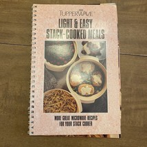 Vintage Cookbook Tupperware, Light And Easy Stack-Cooked Meals ￼1991 - £5.65 GBP