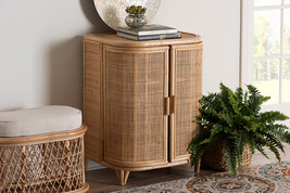 Braylon Bohemian Natural Rattan Storage Cabinet - $4,942.63 MXN